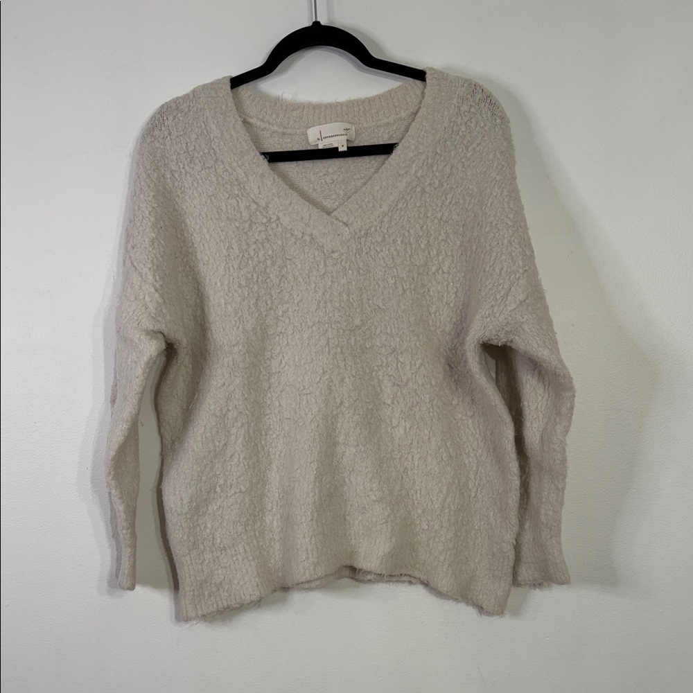 Anthropologie Merino Wool Alpaca Blend Oversized Sweater